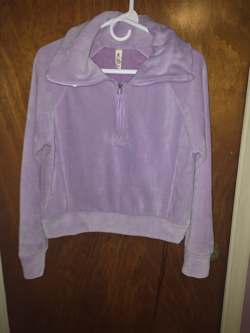 Kyodan Lavender Quarter-Zip Pullover